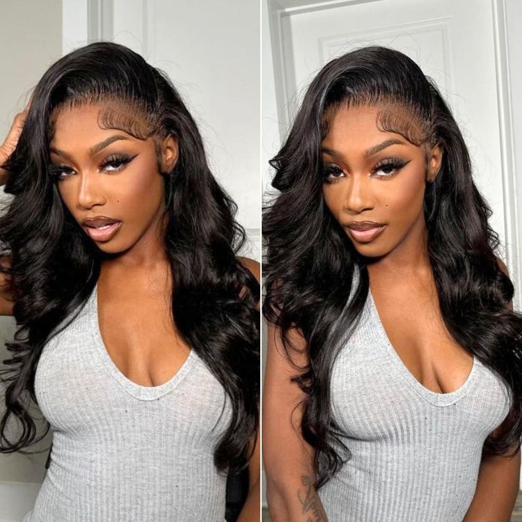 Nature Max Loose Body Wave Ear-to-ear Glueless 13x6 Frontal HD Lace C Part Wig
