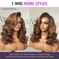 Effortlessly Chic Butterfly Haircut Pre-Layered Cut Brown Highlight Glueless Minimalist HD Lace Shoulder Length Wig