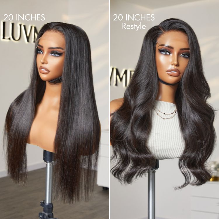 PartingMax Glueless Wig Silky Straight 7x6 Closure HD Lace Pre Plucked & Bleached Breathable Cap