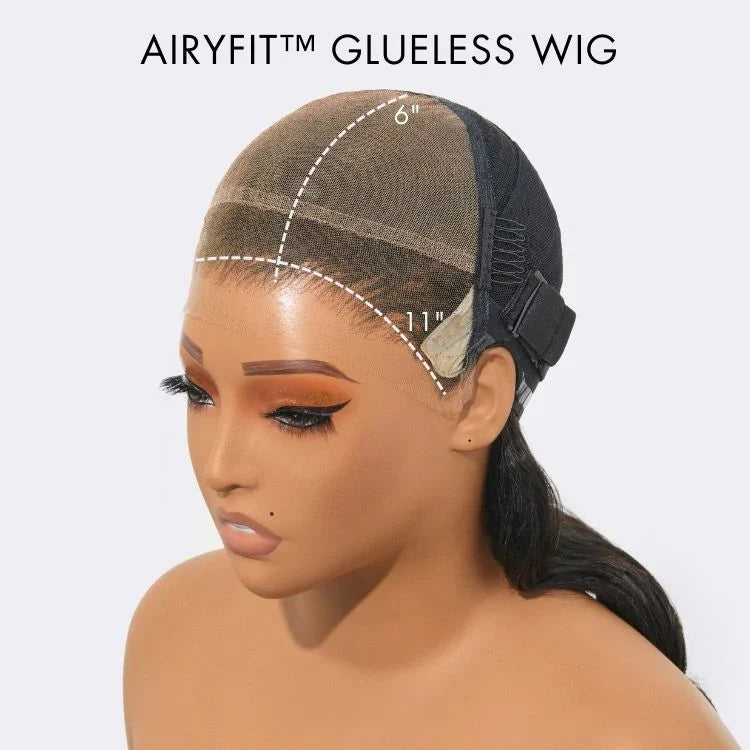 Deep Parting Loose Body Wave Human Hair Wig 11x6 Frontal HD Lace Glueless Wig