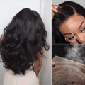 Deep Parting Loose Body Wave Human Hair Wig 11x6 Frontal HD Lace Glueless Wig