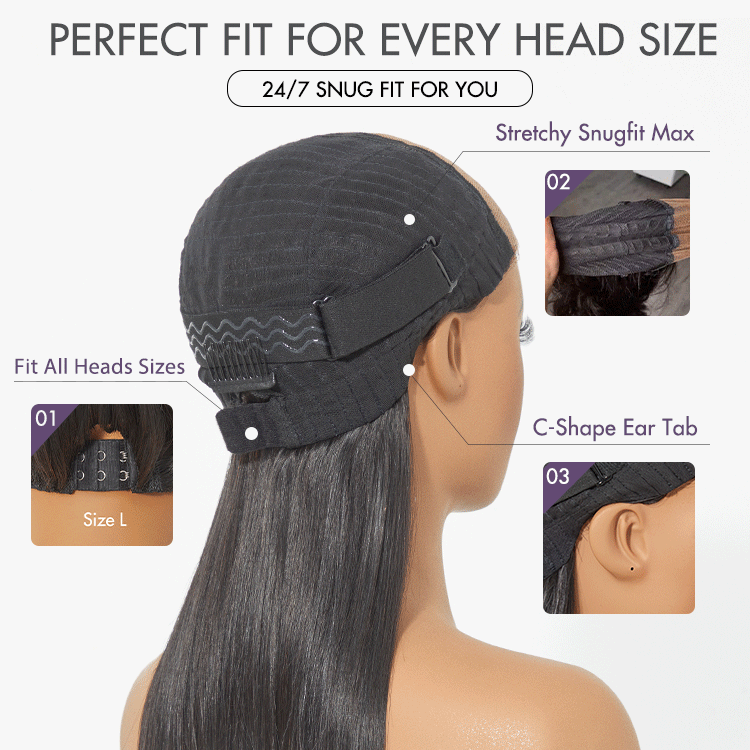 Blonde Highlight / Brown Highlight Short Layered Bob Wig Glueless 5x5 Closure Pre-Cut Lace Wig