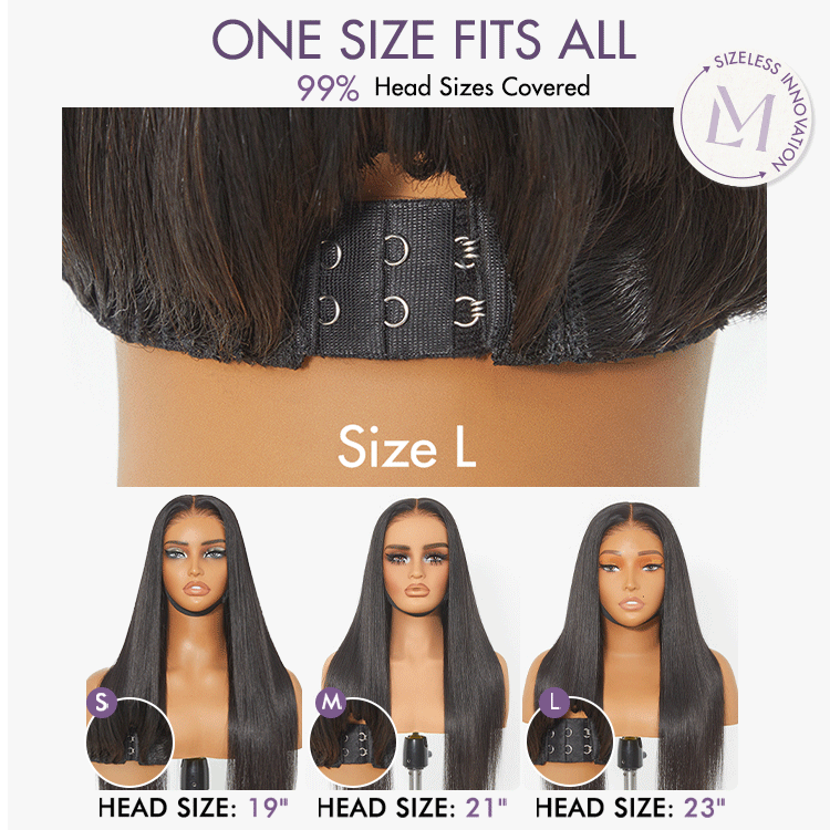 Blonde Highlight / Brown Highlight Short Layered Bob Wig Glueless 5x5 Closure Pre-Cut Lace Wig