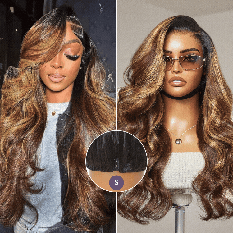 180% Density Honey Golden Blonde Loose Body Wave 7x6 Closure HD Lace Human Hair Wig Pre-Cut Lace