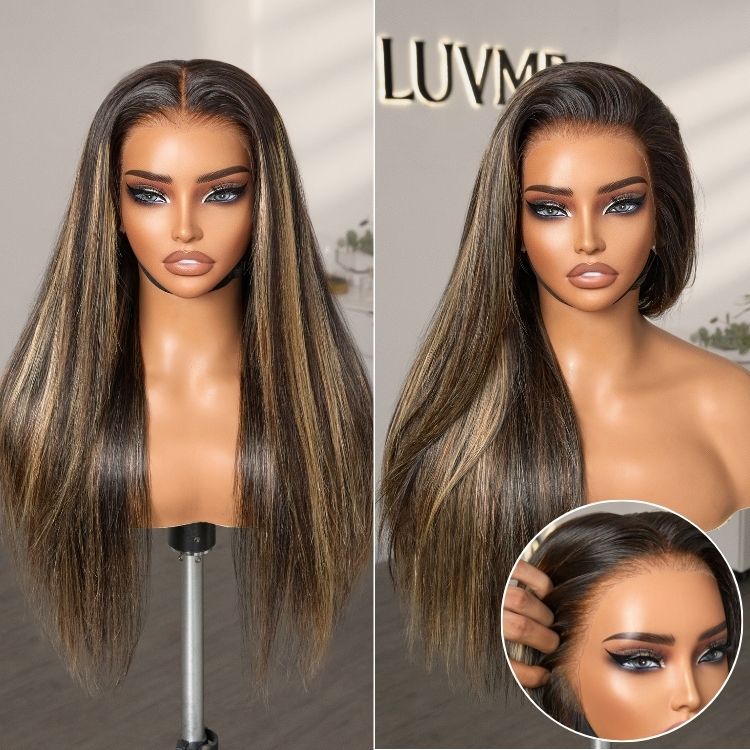 PreMax Wigs | Super Natural Hairline Silky Straight Glueless 13x4 Frontal Lace Wig Human Hair Pre-Cut Lace-04