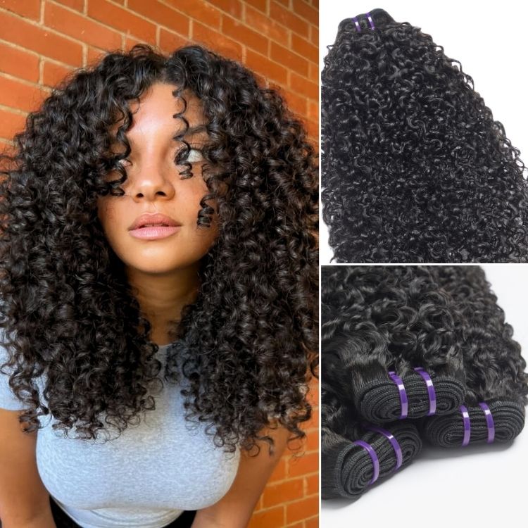 Messy Burmese Curly Bundles 100% Premium Remy Human Hair Bundles 1pc / 3pcs