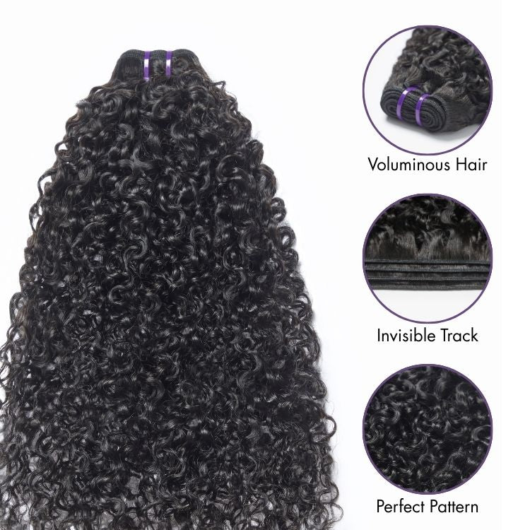 Messy Burmese Curly Bundles 100% Premium Remy Human Hair Bundles 1pc / 3pcs
