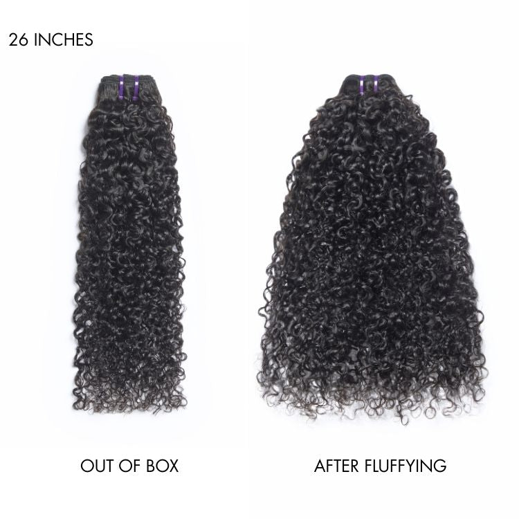 Messy Burmese Curly Bundles 100% Premium Remy Human Hair Bundles 1pc / 3pcs