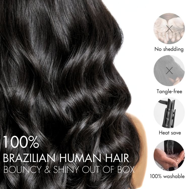 Yaki Straight 100% Virgin Human Hair Bundles 1pc / 3pcs