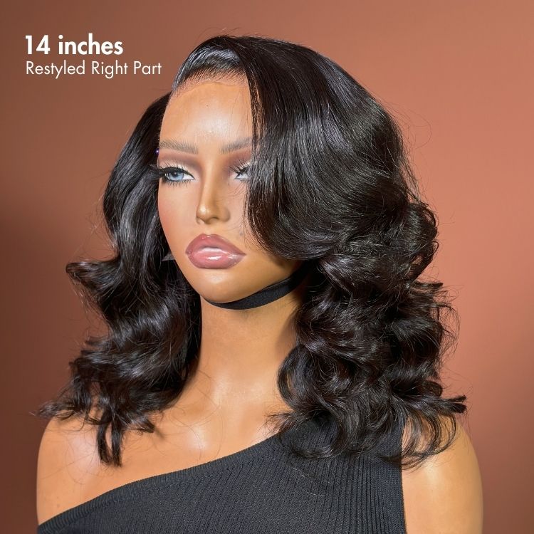 Nature Max Loose Body Wave Ear-to-ear Glueless 13x6 Frontal HD Lace C Part Wig