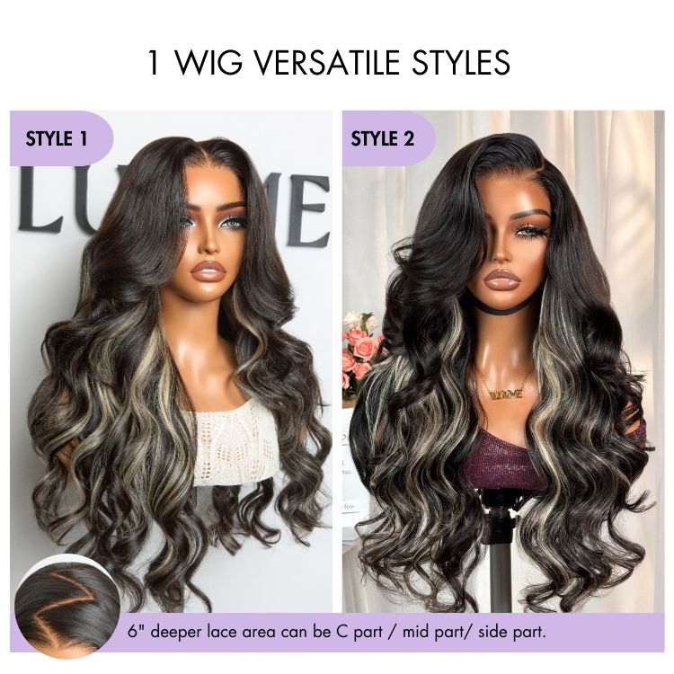 Luvme All-Day Comfort™ Wig Glueless 7x6 Closure HD Lace Loose Body Wave Long Wig Pre-Cut Lace-32