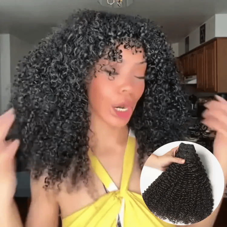 Kinky Curly 100% Virgin Human Hair Bundles 1pc / 3pcs - Limited Time Offer