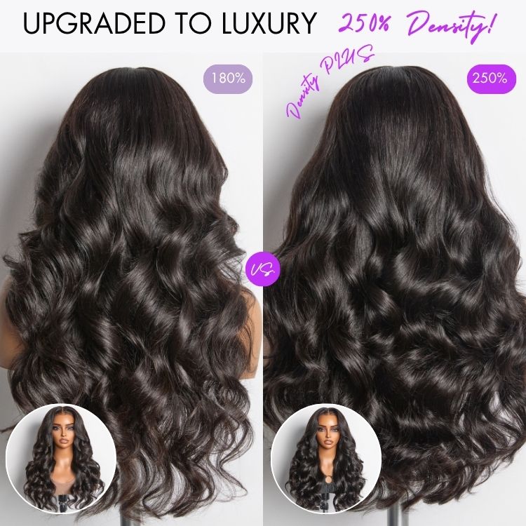 48H Delivery | NatureMAX™ 200% / 250% Density Loose Wave Glueless 13x6 HD Lace Front Wig Human Hair Pre-Cut Lace Flexi-Fit Drawstring Cap