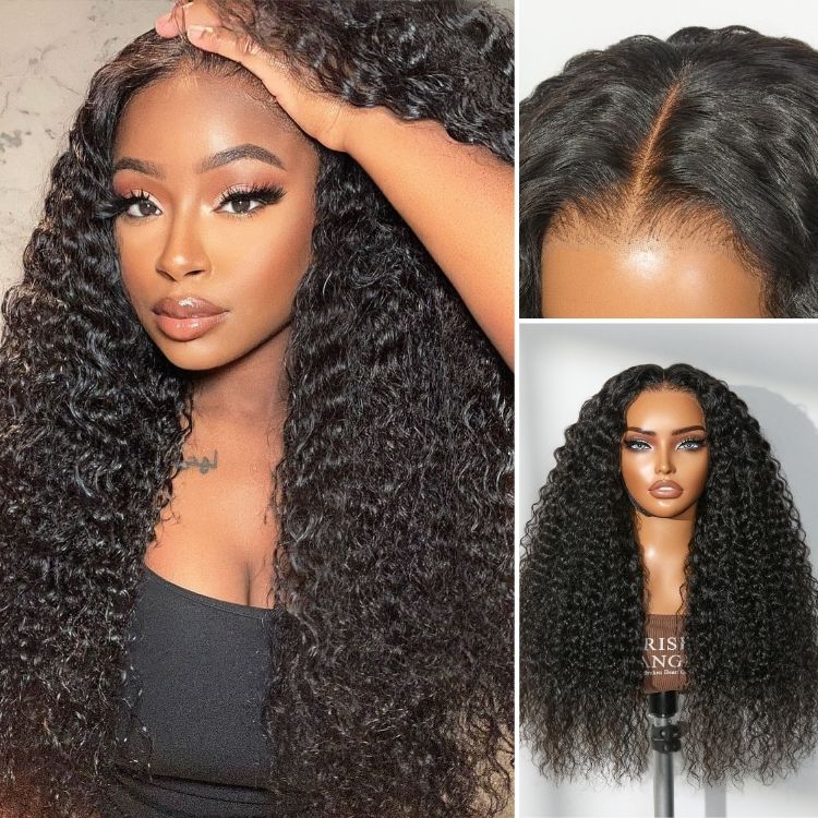 Special Deal | PreMax 250% Density Water Wave Glueless Flexi-Fit Drawstring 13x4 Frontal Lace Fluffy Curly High Density Wig Pre-Cut Lace