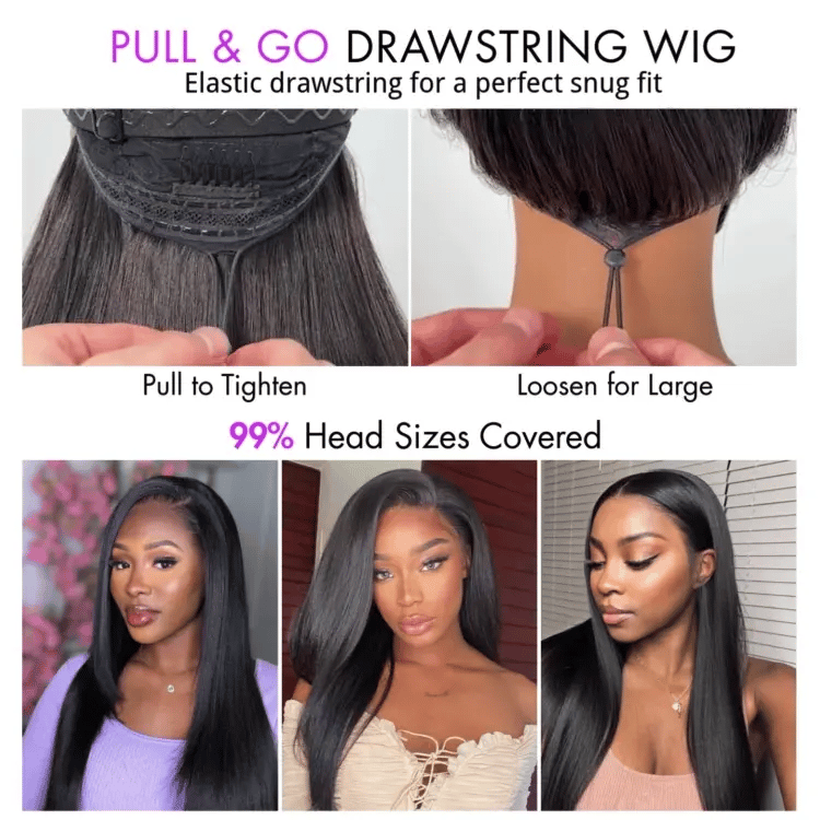 Special Deal | PreMax 250% Density Water Wave Glueless Flexi-Fit Drawstring 13x4 Frontal Lace Fluffy Curly High Density Wig Pre-Cut Lace