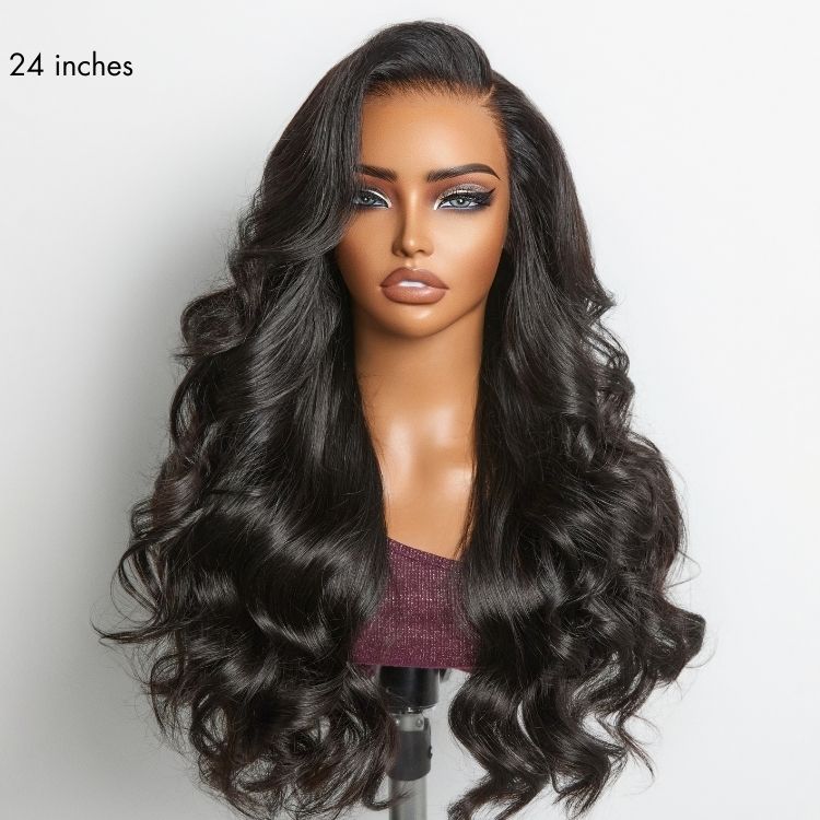250% Density Loose Wave Glueless 13x6 HD Lace Front High Density Long Wig Pre-Cut Lace Flexi-Fit Drawstring Cap