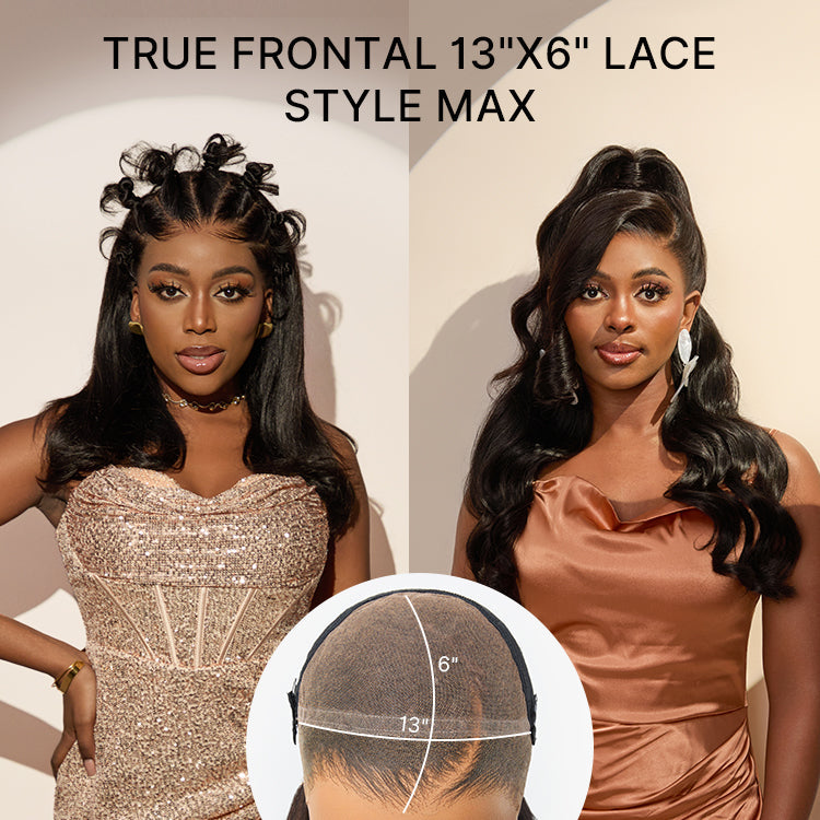 48H Delivery | NatureMAX™ 200% / 250% Density Loose Wave Glueless 13x6 HD Lace Front Wig Human Hair Pre-Cut Lace Flexi-Fit Drawstring Cap
