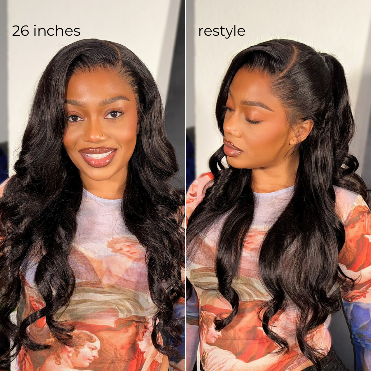 48H Delivery | NatureMAX™ 200% / 250% Density Loose Wave Glueless 13x6 HD Lace Front Wig Human Hair Pre-Cut Lace Flexi-Fit Drawstring Cap