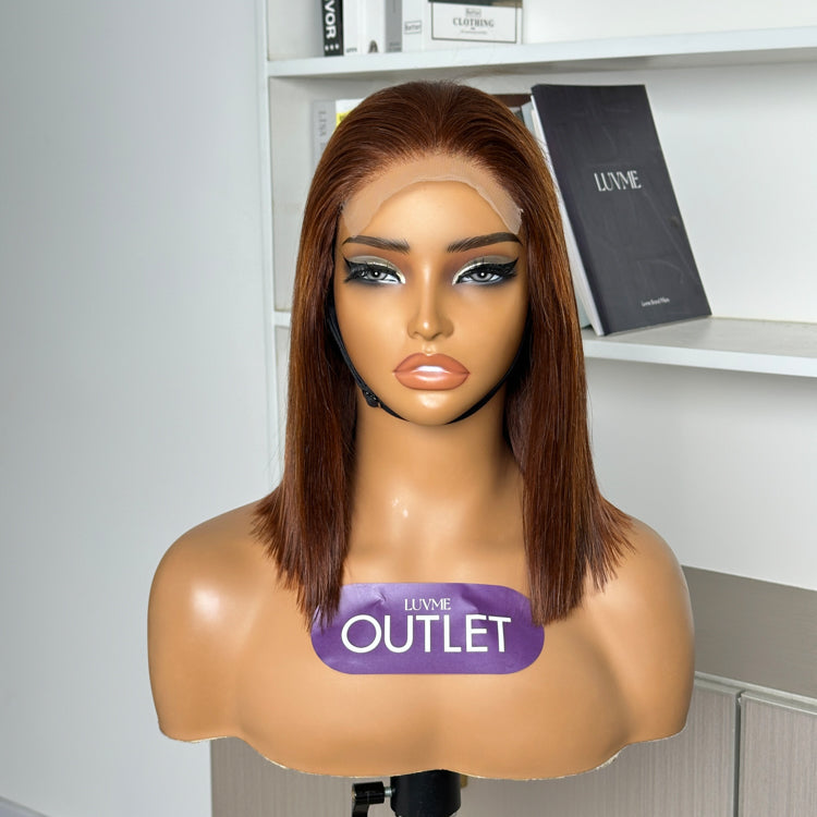 Special Deal | Brown with Blonde Highlight Straight Glueless 4x4 Lace Wig 100% Human Hair