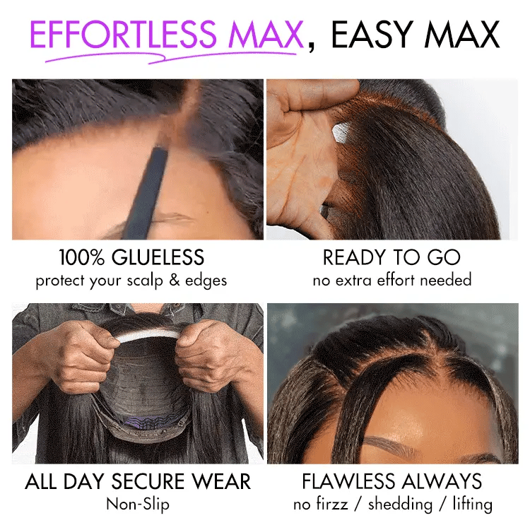 Nature Max Loose Body Wave Ear-to-ear Glueless 13x6 Frontal HD Lace C Part Wig