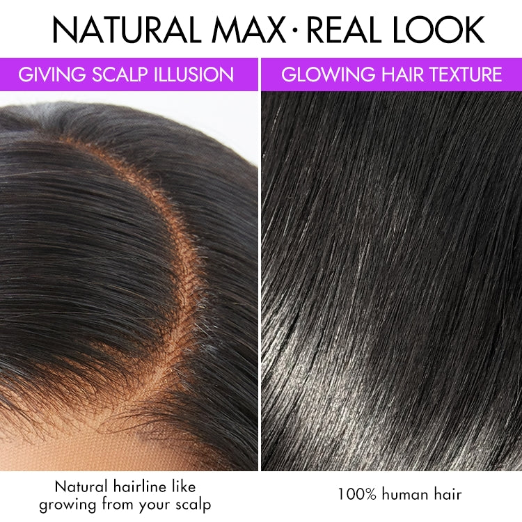 Nature Max Loose Body Wave Ear-to-ear Glueless 13x6 Frontal HD Lace C Part Wig