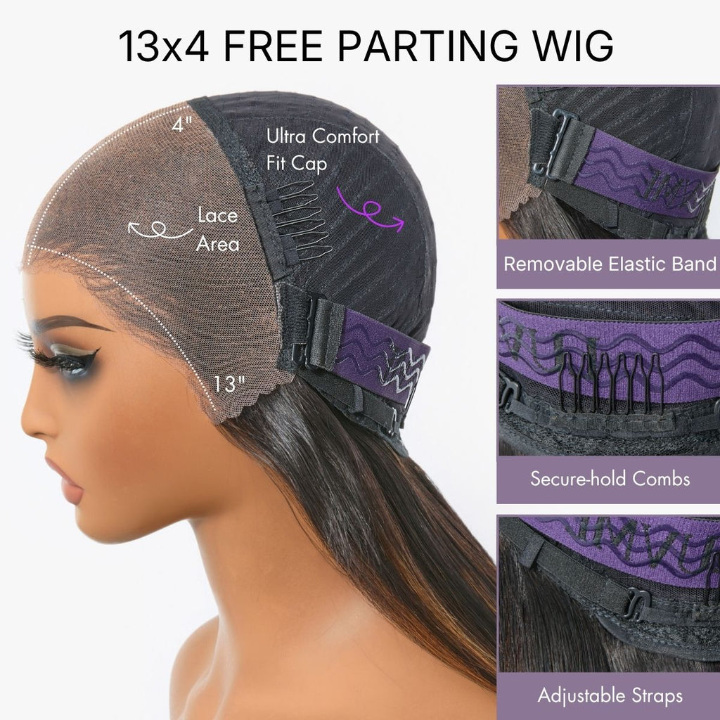 Chic & Voluminous 180% Density Pre-Braided Bouncy Curly Glueless Ear-to-ear 13x4 Frontal Lace Wig