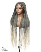 HD Full Lace Knotless Box Braided Wig