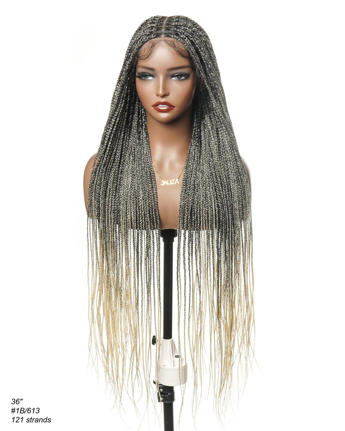 HD Full Lace Knotless Box Braided Wig