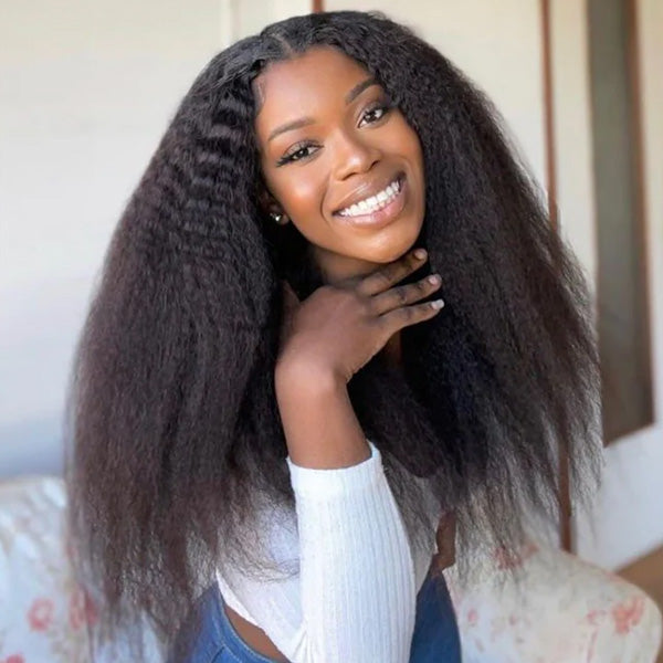 Wear Go Wigs Undetectable 13x6 HD Lace Front Wigs With Elastic Drawstring Glueless Human Hair Wigs Natural Look Beginner Friendly For Women