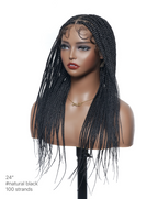 HD Full Lace Knotless Box Braided Wig