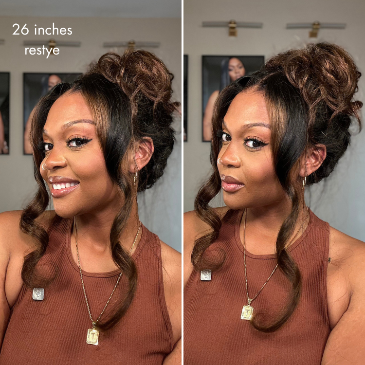 NatureMAX™ 200% / 250% Density Loose Wave Glueless 13x6 HD Lace Front Wig Human Hair Pre-Cut Lace Flexi-Fit Drawstring Cap