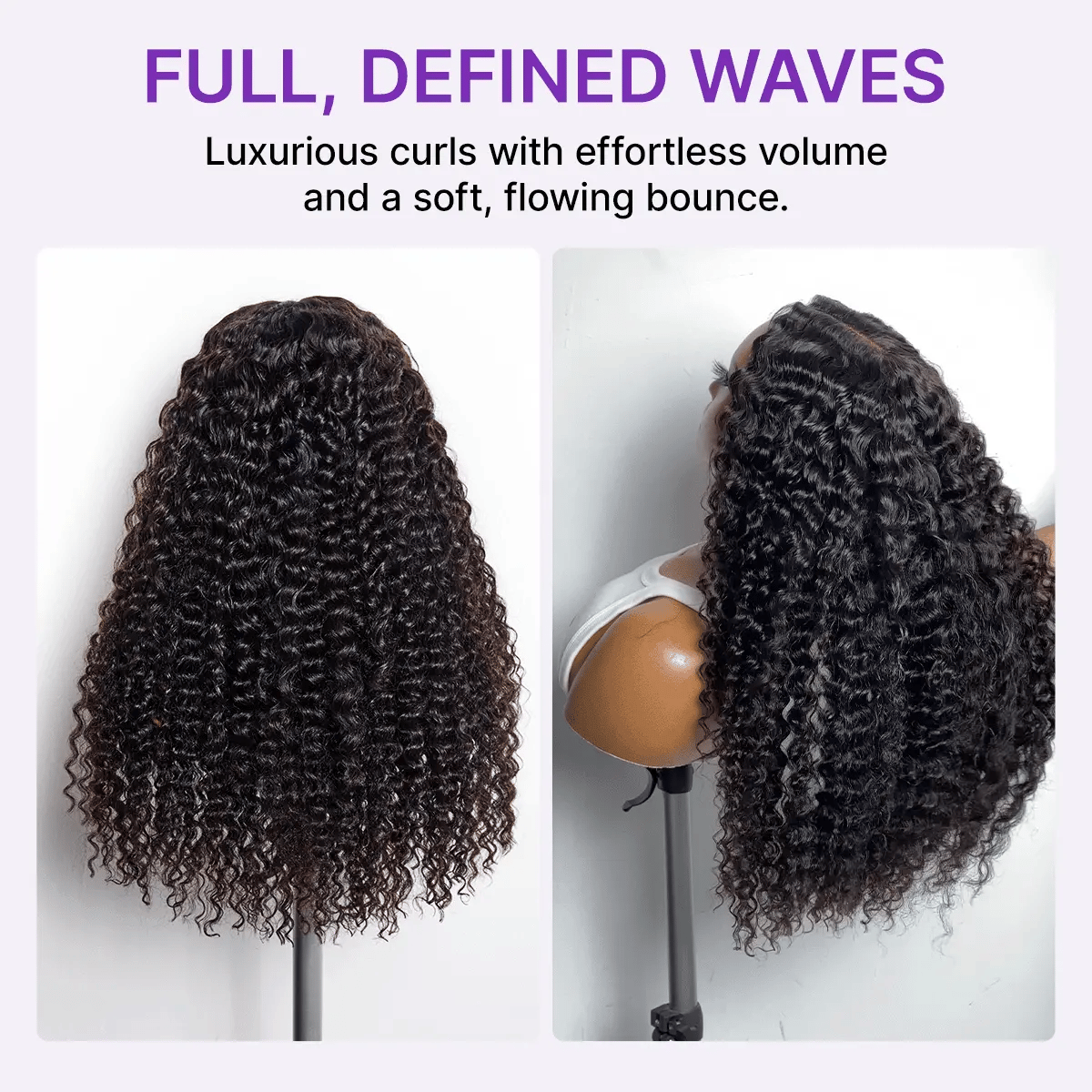 200% Density Deep Wave Glueless 7x6 Closure HD Lace Human Hair Wig Pre-Cut Lace