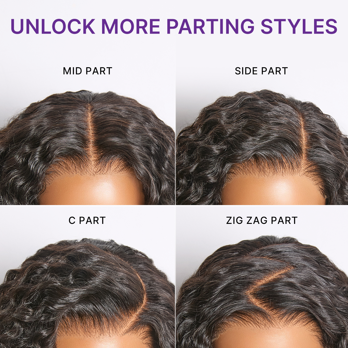 200% Density Deep Wave Glueless 7x6 Closure HD Lace Human Hair Wig Pre-Cut Lace