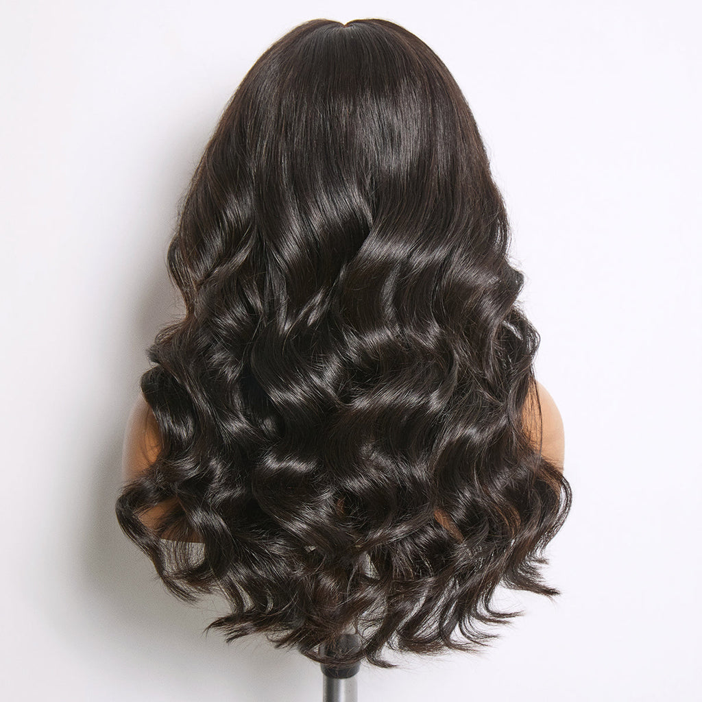 PartingMax Loose Wave Glueless 7x6 HD Lace Long Wig Pre-Cut Lace