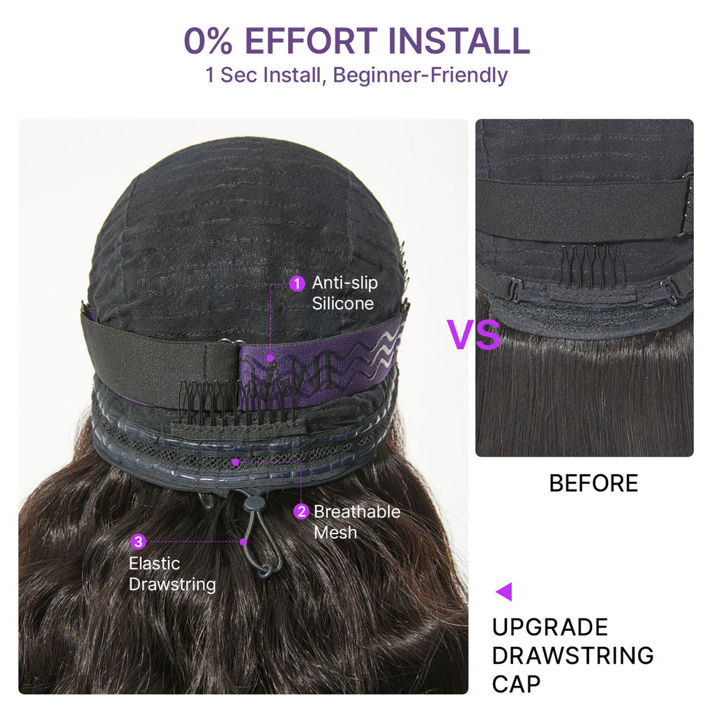 250% Density Loose Wave SilkShield™ Glueless 13x4 HD Lace Front Wig Pre-Cut Lace Flexi-Fit Drawstring Cap