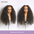 180% Density Soft & Full Water Wave Glueless 7x6 Closure HD Lace Human Hair Wig Pre-Cut Lace