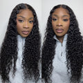 Special Deal | PreMax 250% Density Water Wave Glueless Flexi-Fit Drawstring 13x4 Frontal Lace Fluffy Curly High Density Wig Pre-Cut Lace