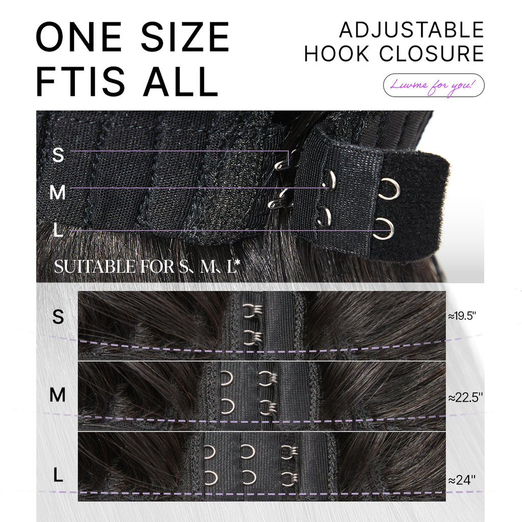 PartingMax Glueless 7x6 Closure HD Lace Loose Body Wave Long Wig Pre-Cut Lace