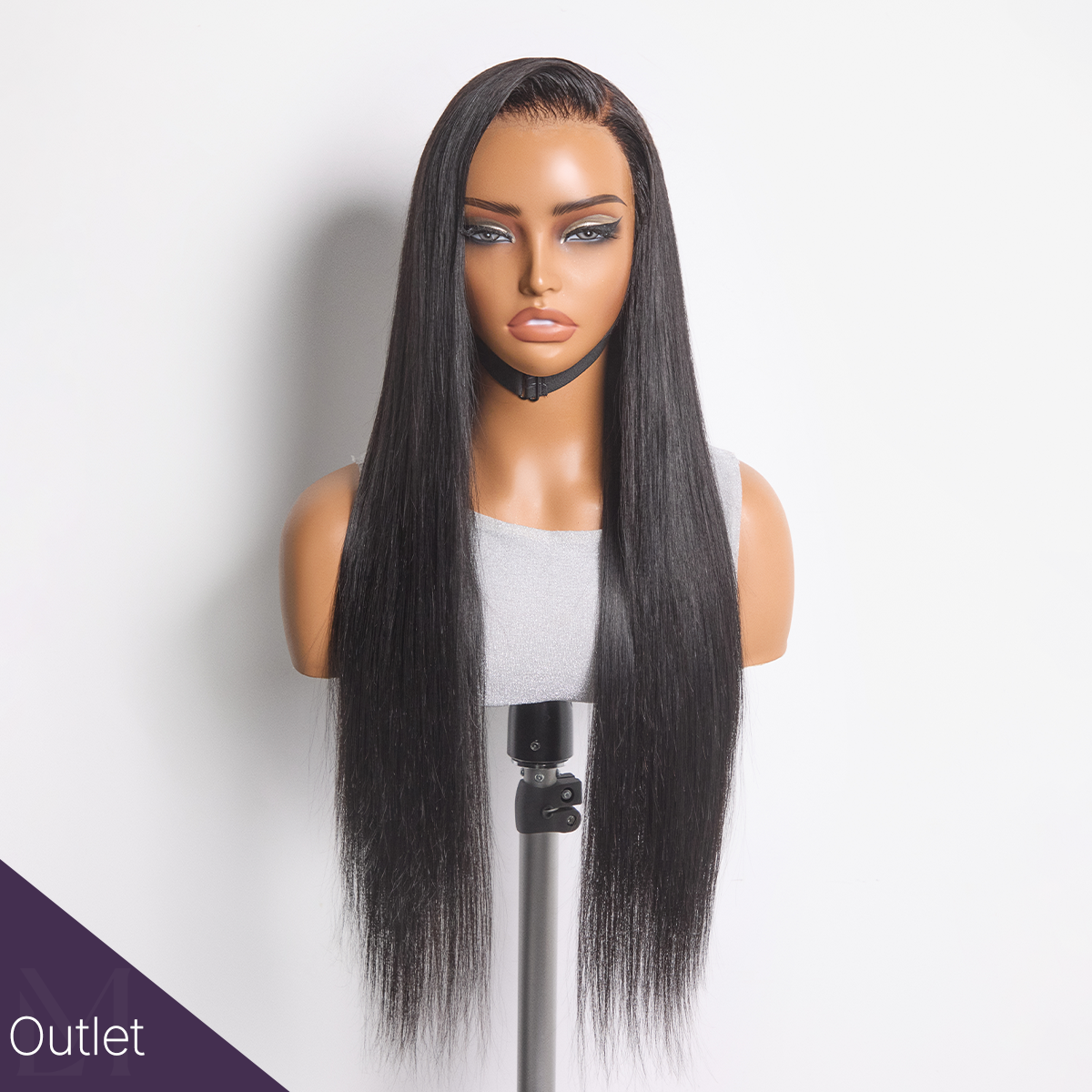 Outlet | Silky Straight Glueless 5x5 Closure  Regular Lace Long Wig