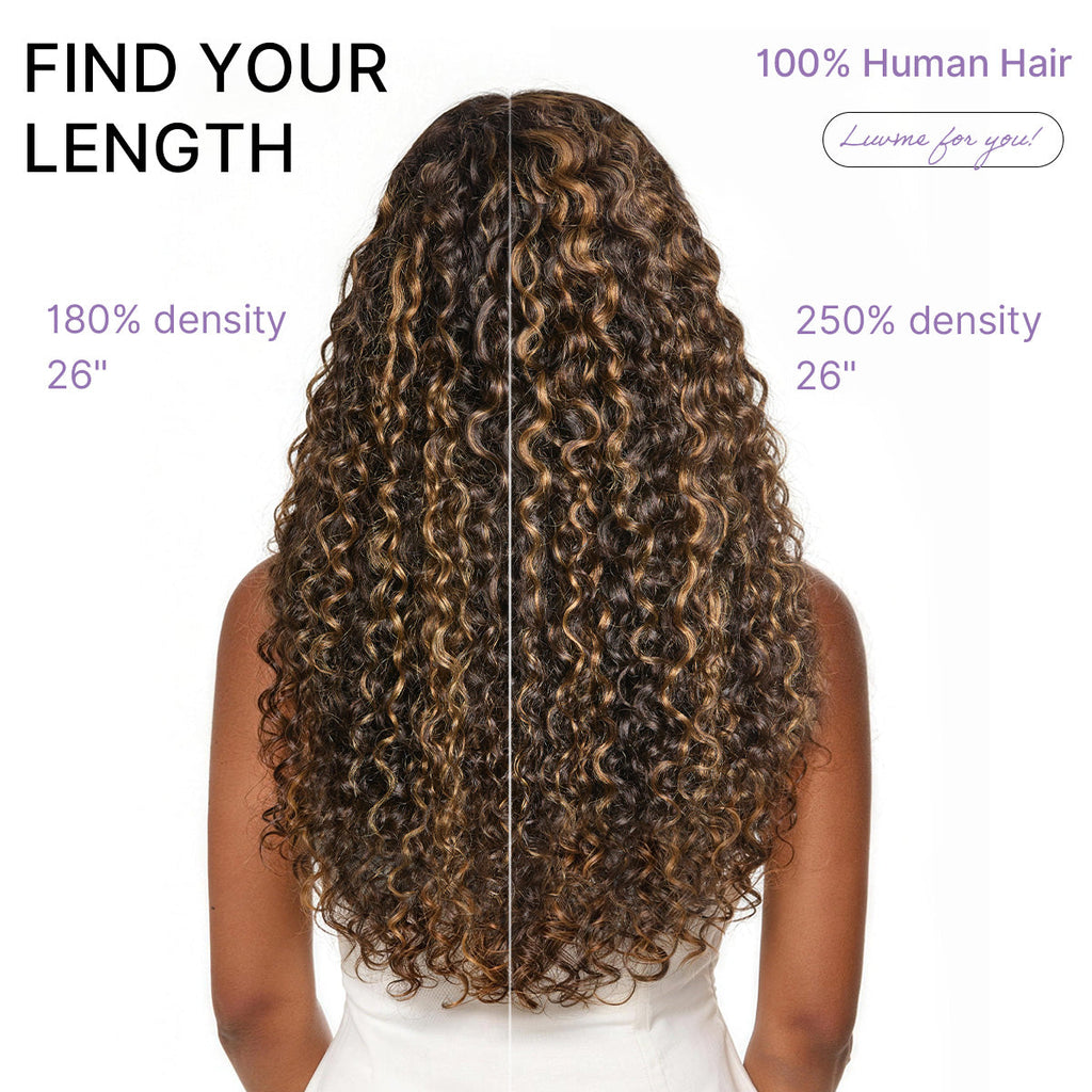 PartingMax Brown Highlights Funmi Curly 7x6 Closure HD Lace Glueless Wig Pre Cut Lace