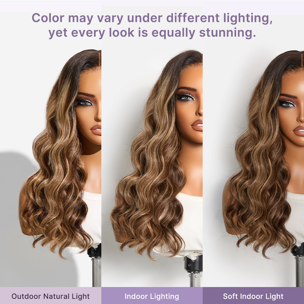 180% Density PartingMax Glueless 7x6 Closure HD Lace Blonde Highlight Loose Wave Wig Pre-Cut Lace
