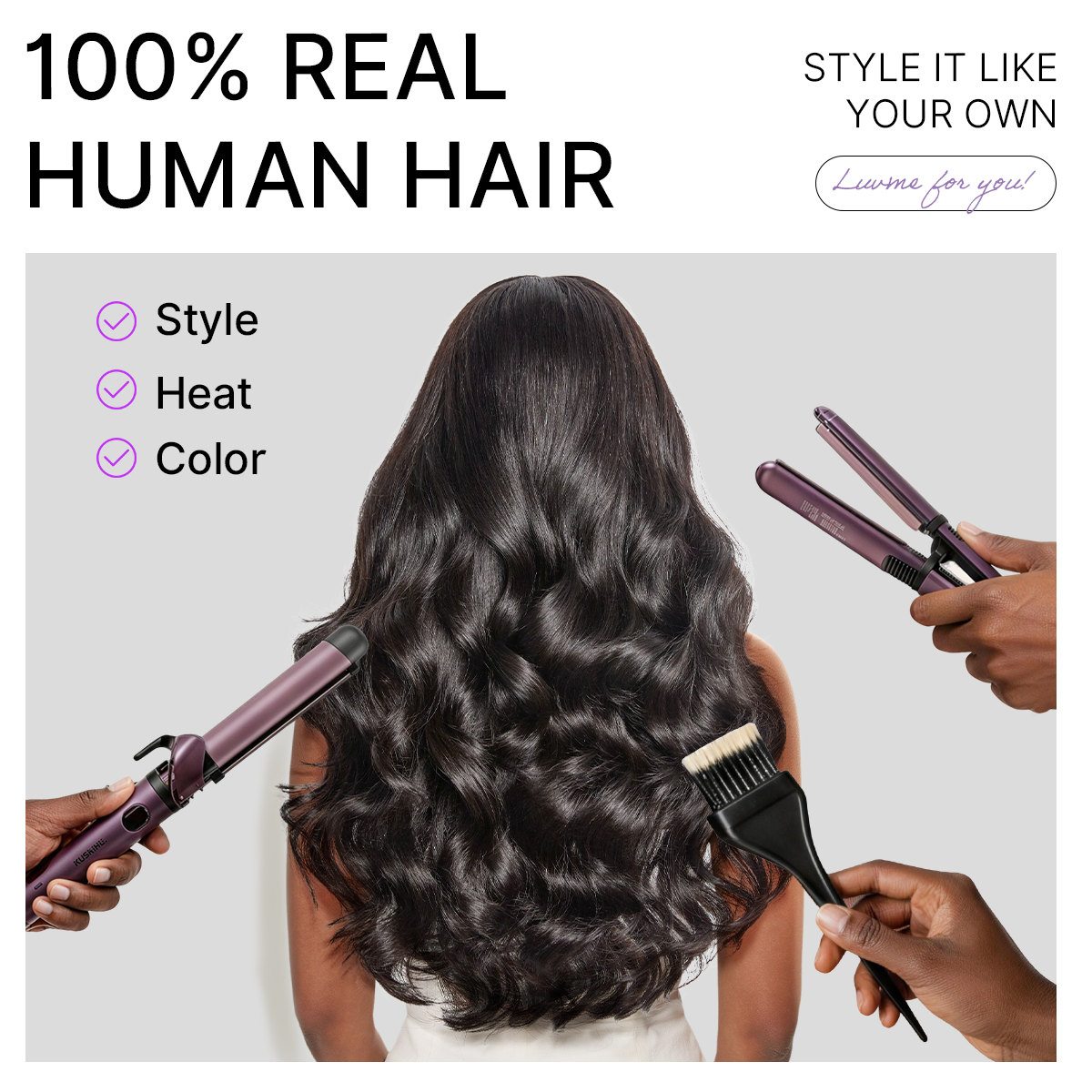 180% Density Loose Body Wave Glueless 7x6 Closure HD Lace Human Hair Wig with Bangs Pre-Cut Lace