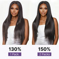 Silky Straight 0.59mm Zero Trace Invisible Clip in Hair Extensions 100g 7pcs / 6pcs Seamless Blend & Lightweight for Daily Styling