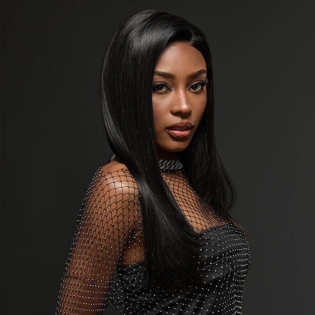 It Girl | RawMagic x Kim Kimble Icon Collection Silky Straight 13x6 Frontal HD Lace Wig with Drawstring Cap Pre-cut Lace