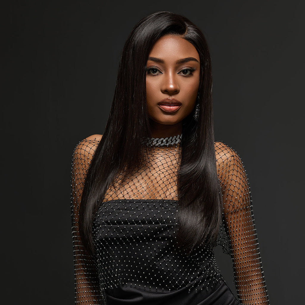 It Girl | RawMagic x Kim Kimble Icon Collection Silky Straight 13x6 Frontal HD Lace Wig with Drawstring Cap Pre-cut Lace