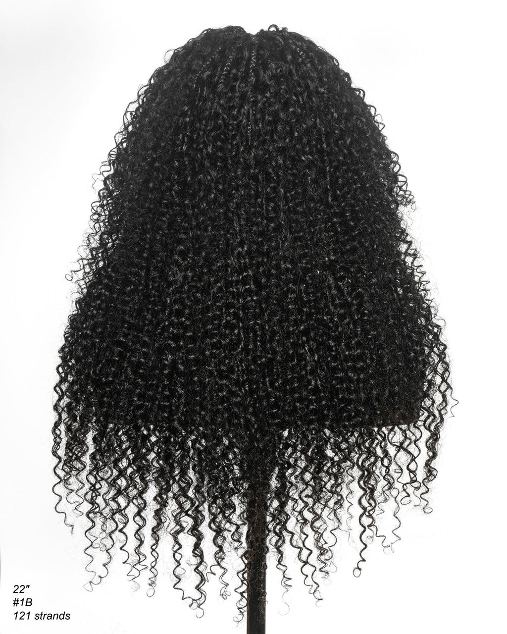 Lulu - Bora Bora Pre Bleached HD Full Lace Human Hair Curly Wave Boho Box Braided Wig