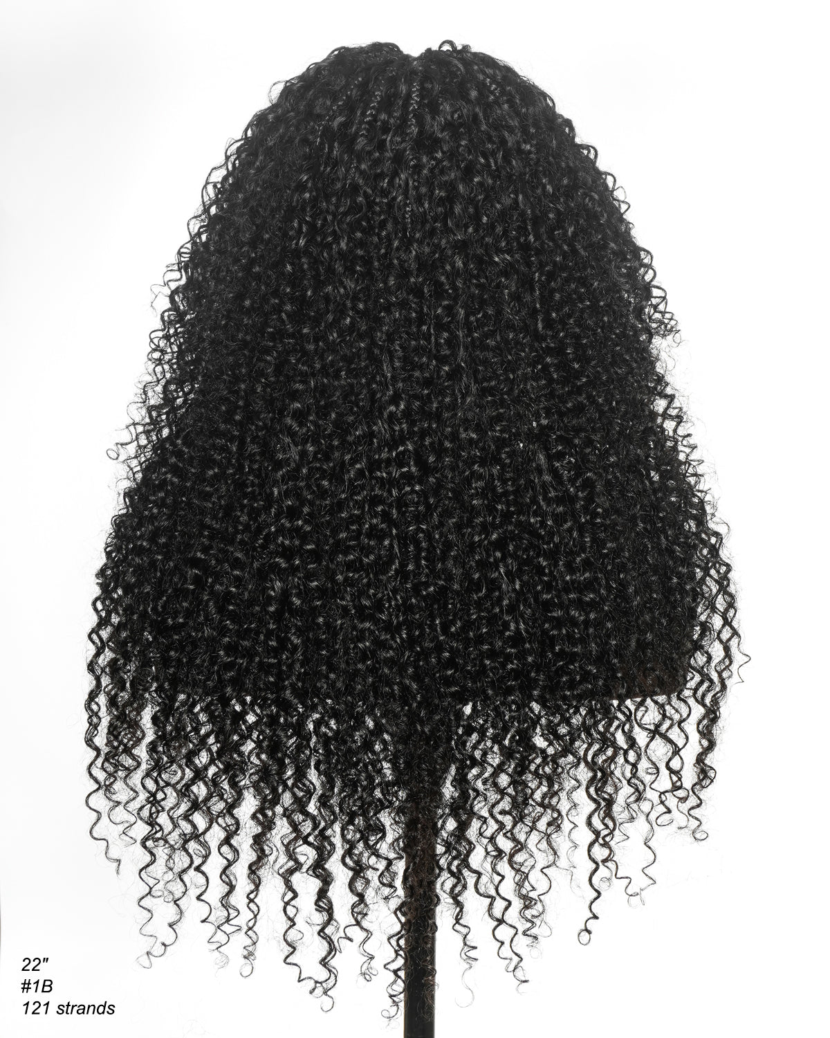 Lulu - Bora Bora Pre Bleached HD Full Lace Human Hair Curly Wave Boho Box Braided Wig