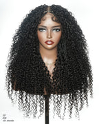 Lulu - Bora Bora Pre Bleached HD Full Lace Human Hair Curly Wave Boho Box Braided Wig