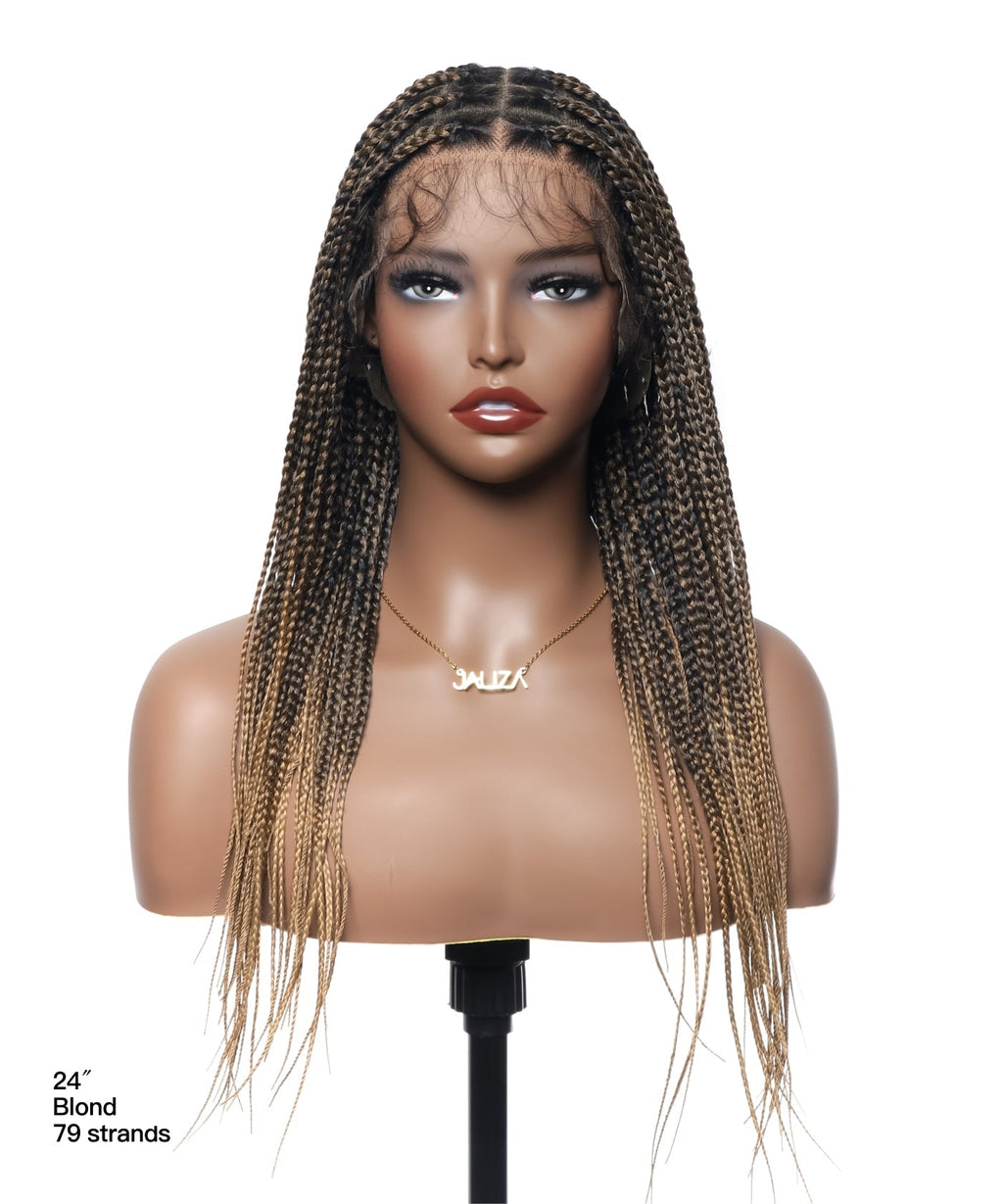 HD Full Lace Knotless Box Braided Wig