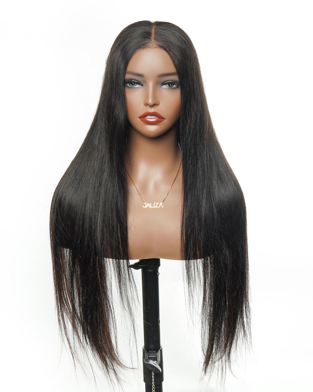 Glamvivi 28" Pre Bleached Glueless 100% Virgin Human Hair HD Lace Straight Wear-to-Go Wig (for US Market Only)